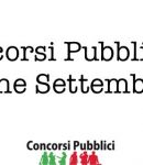 Concorsi Pubblici di Fine Settembre